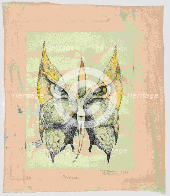 Felina, 1915. Creator: Alberto Martini.