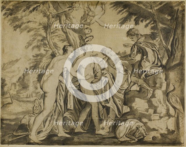Judgement of Paris, 17th century. Creator: Unknown.