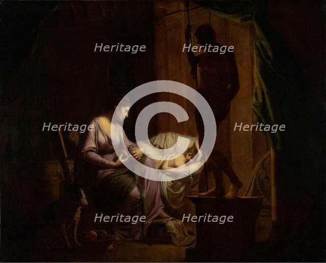Penelope Unravelling Her Web, 1783-1784. Creator: Joseph Wright of Derby.