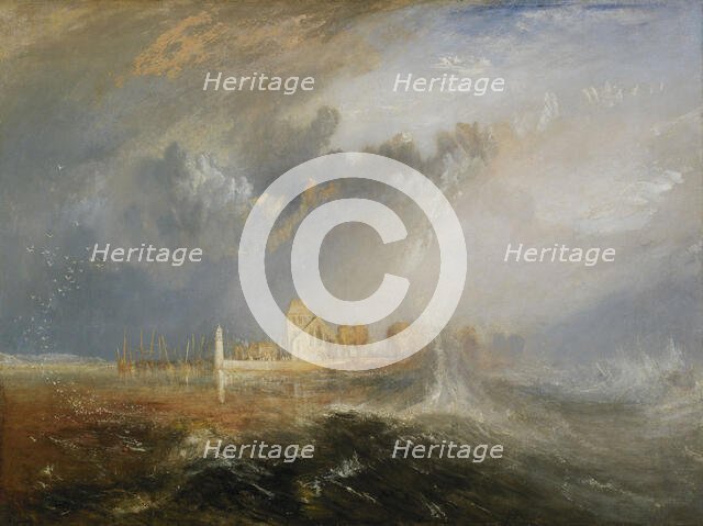 Quillebeuf-sur-Seine, 1833. Creator: Turner, Joseph Mallord William (1775-1851).