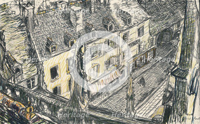 'Une Rue De Valogne', c1911. Artist: Georges Dupuis.