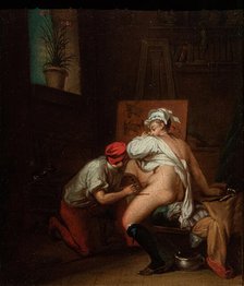 Le bât (The Pack Saddle), 1727. Creator: Vleughels, Nicolas (1668-1737).