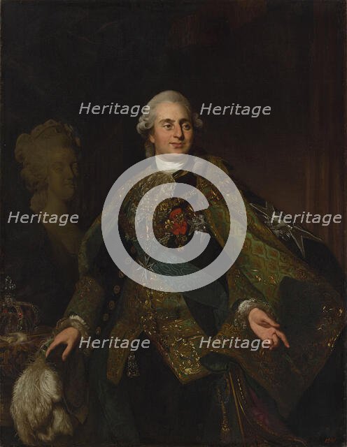 Portrait of the King Louis XVI (1754-1793), 1782-1783. Creator: Roslin, Alexander (1718-1793).