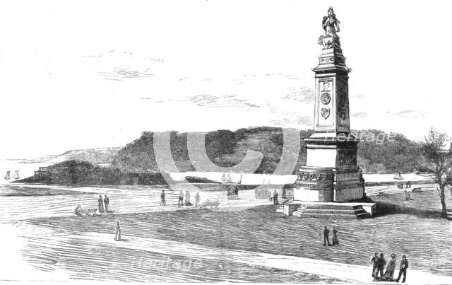 ''The National Armada Tercentenary Commemoration Memorial at Plymouth; The Armada Memorial Statue -- Creator: Unknown.