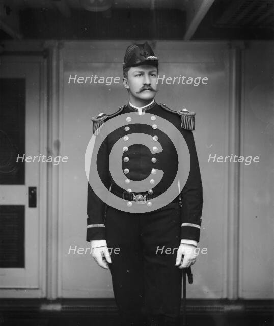 U.S.S. Brooklyn, Ensign Webster, between 1896 and 1899. Creator: Unknown.