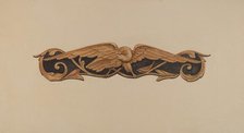 Stern Carving: Spread Eagle, 1935/1942. Creator: Flora Merchant.