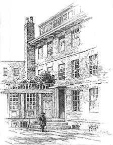 'Johnson's House, No. 8 Bolt Court, Fleet Street', 1907. Artist: A. L. Collins.