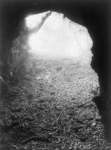 Mammoth Cave, Kentucky --looking backward, c1891. Creator: Frances Benjamin Johnston.