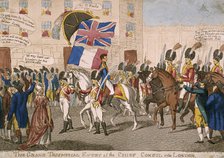 'The grand triumphal entry of the Chief Consul into London', 1803. Artist: Anon