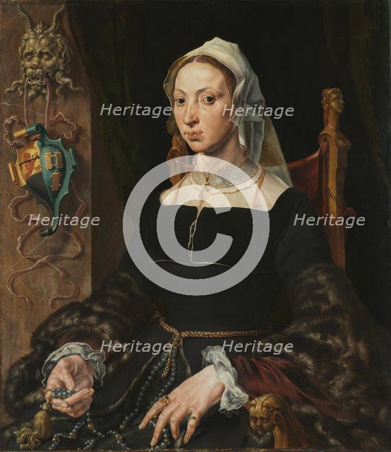 Portrait of Machtelt Suijs, c. 1540-1545. Creator: Maerten van Heemskerck (Dutch, 1498-1574).