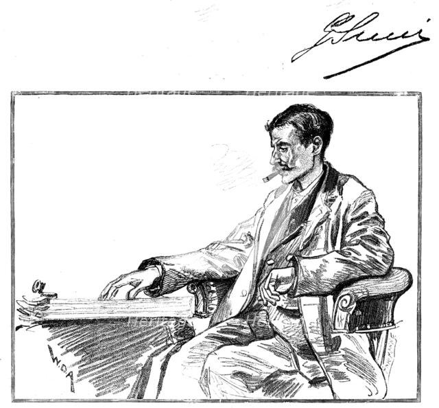 Signor Succi, the Fasting Man, 1890. Creator: P Naumann.