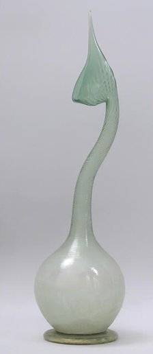 Swan-neck Bottle (Ashkdan), Iran, 19th century. Creator: Unknown.