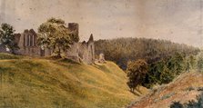 Kildrummy Castle, Aberdeenshire, frequented by Sir Patrick Manson in 1889, 1889. Creator: James Billington Coughtrie.