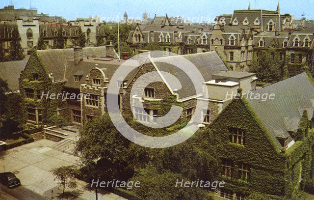 Houston Hall, University of Pennsylvania, Philadelphia, Pennsylvania, USA, 1953. Artist: Unknown
