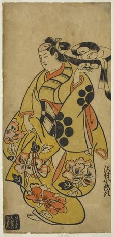 The Actor Sawamura Kodenji I, c. 1700. Creator: Torii Kiyonobu I.