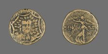 Coin Depicting a Gorgoneion, 120-63 BCE. Creator: Unknown.