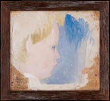 Head Of A Boy, 1916. Creator: Joseph Edward Southall.