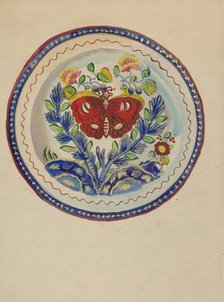 Plate, 1935/1942. Creator: Unknown.