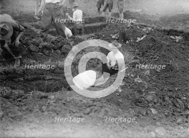American University Training Camp - Misc. Views, 1917. Creator: Harris & Ewing.