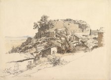 Roman Landscape near Rocca di Papa, 1866. Creator: Ernst Furchtegott Mohn.