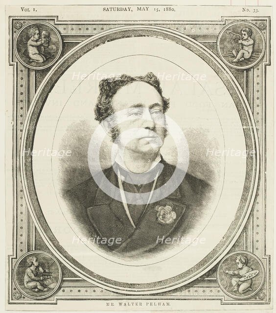 Mr. Walter Pelham, 1880.  Creator: Unknown.