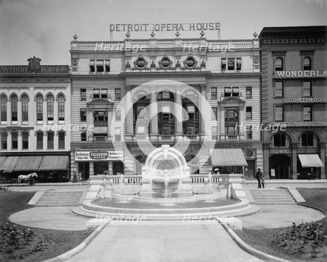 Merrill Humane Fountain, erected by Mrs. T. W. Palmer, Detroit, Mich., between 1901 and 1906. Creator: Unknown.