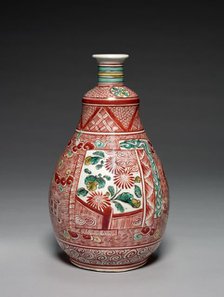 Tea Whisk-Shaped Sake Bottle, c. 1661-72. Creator: Unknown.