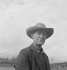 Farmer from Nebraska now developing eighty-acre stump farm, Bonner County, Idaho, 1939. Creator: Dorothea Lange.