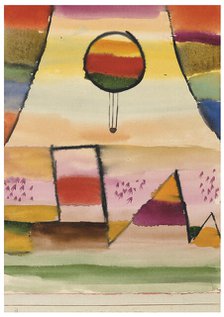 The Balloon in the Window, 1929. Creator: Klee, Paul (1879-1940).