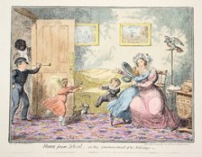 Home from School or the Commencement of the Holidays, 1835.