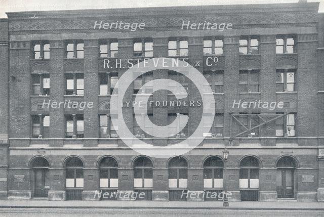 'View of Foundry, Southwark Street', 1909. Creator: Unknown.