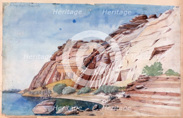 'Abu Simbel', Egypt, 19th century. Artist: Nestor l'Hote