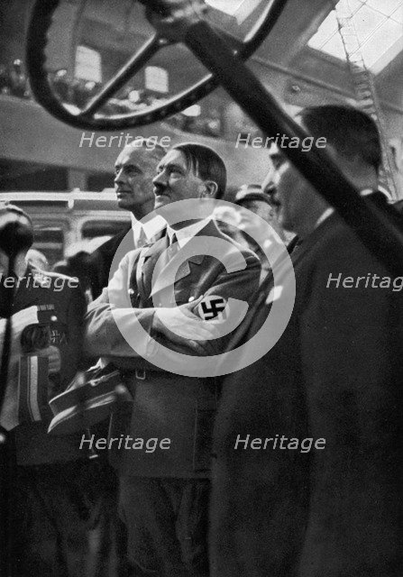 'The Führer, a patron of the car industry', Berlin, Germany, 1935. Artist: Unknown