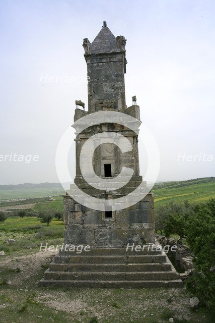 The Mausoleum of Ateban, Dougga (Thugga), Tunisia. Artist: Samuel Magal