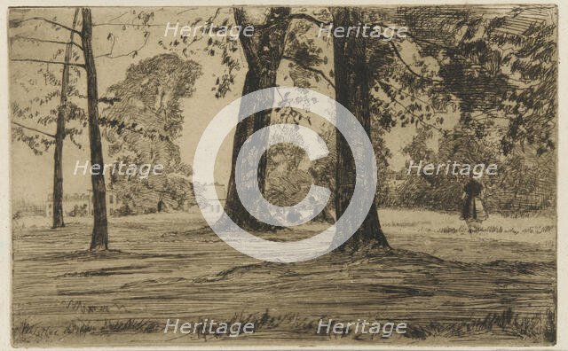 Greenwich Park, 1859. Creator: James Abbott McNeill Whistler.