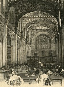 'The Library, Guildhall', 1897. Creator: Unknown.