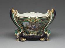 Vase (Cuvette Mahon), Sèvres, c. 1760. Creators: Sèvres Porcelain Manufactory, Jean-Claude Deplessis, Charles Nicolas Dodin.