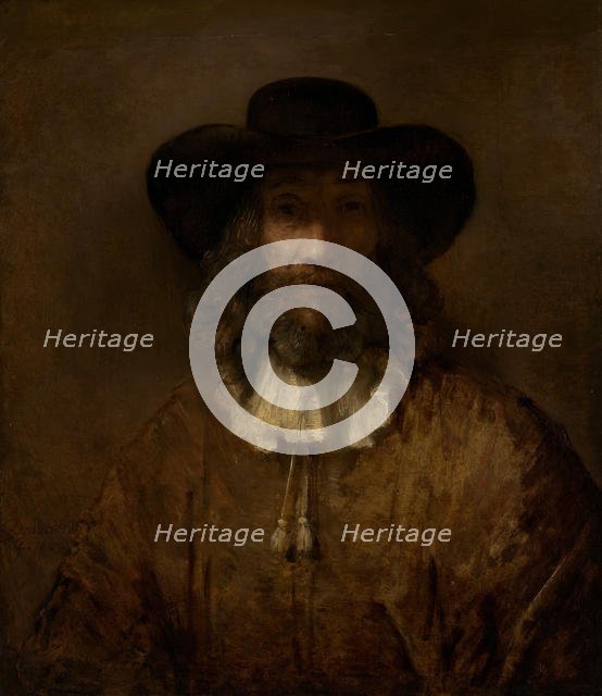 Man with a Beard. Creator: Style of Rembrandt (17th century or later).