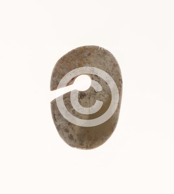 Slit Oval Ring (jue), Neolithic period, 5th/4th millennium B.C. Creator: Unknown.