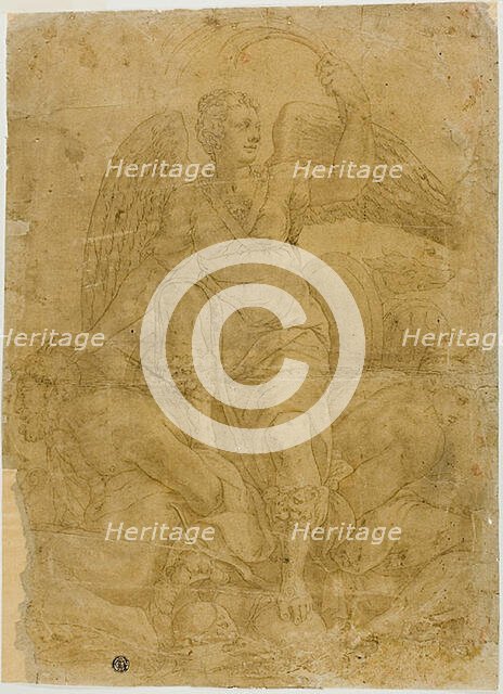 Allegory of Victory with Two Captives, n.d. Creator: Unknown.