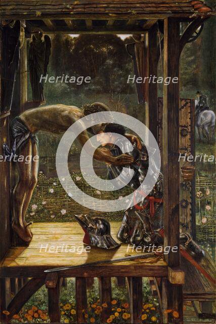 The Merciful Knight, mid-late 19th century. Creator: Sir Edward Coley Burne-Jones.
