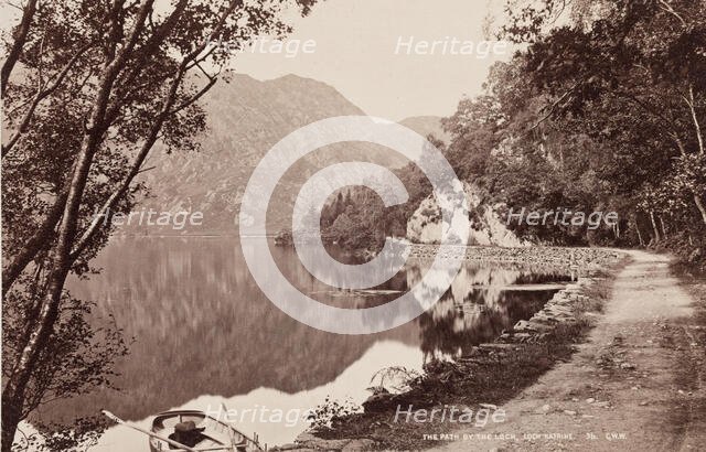 The Path by the Loch, Loch Katrine, between 1870 and 1880. Creator: George Washington Wilson.