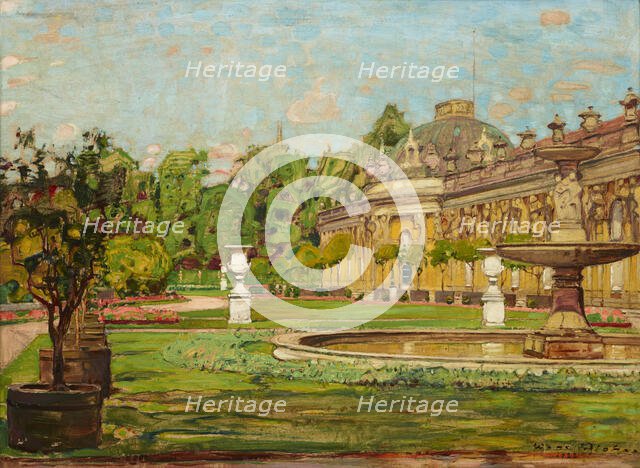 Palace Park in Potsdam, 1922. Creator: Unknown.