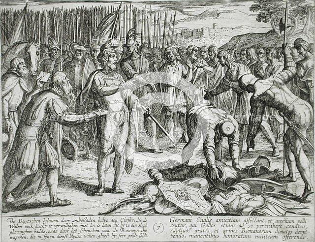 German Envoys Visit Civilis, Publshed 1612. Creator: Antonio Tempesta.