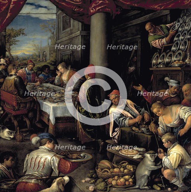 The Feast of Anthony and Cleopatra, late 16th-early 17th century. Creator: Leandro Bassano.