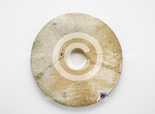 Disk (bi ?), Late Neolithic period, ca. 2000-1000 BCE. Creator: Unknown.