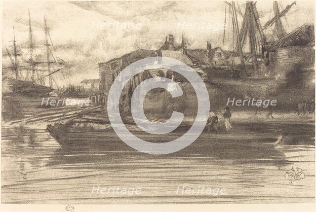 Limehouse, 1878. Creator: James Abbott McNeill Whistler.