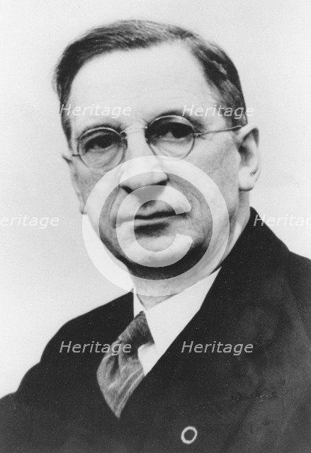 Eamon De Valera, American-born Irish statesman, c 1950s. Artist: Unknown