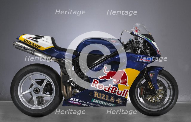 2001 Ducati racing bike Artist: Unknown.