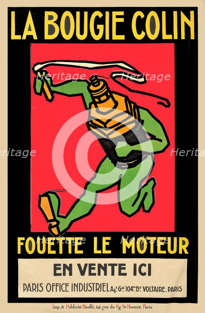 La bougie colin fouette le moteur, c1930. Creator: Rouffé (active 1920s-1930s).
